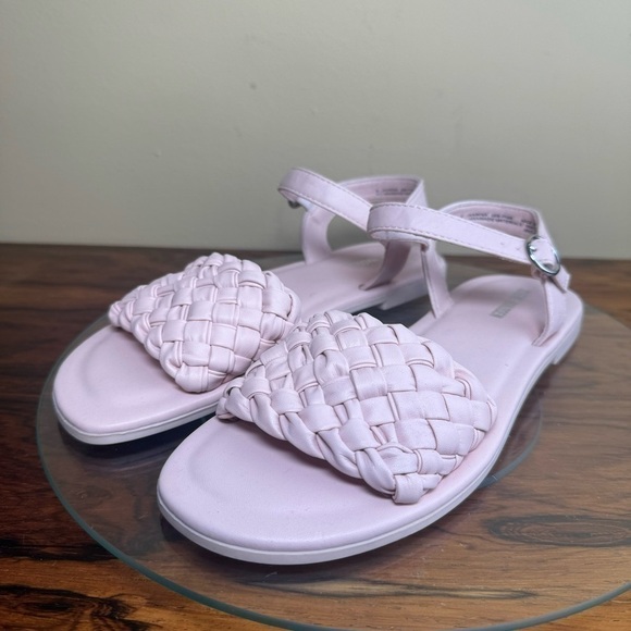 STEVE MADDEN Kids' Karina Braided Sandal In Pink - Picture 3 of 15